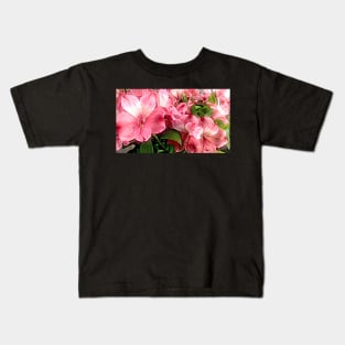 Pink Flowers Kids T-Shirt